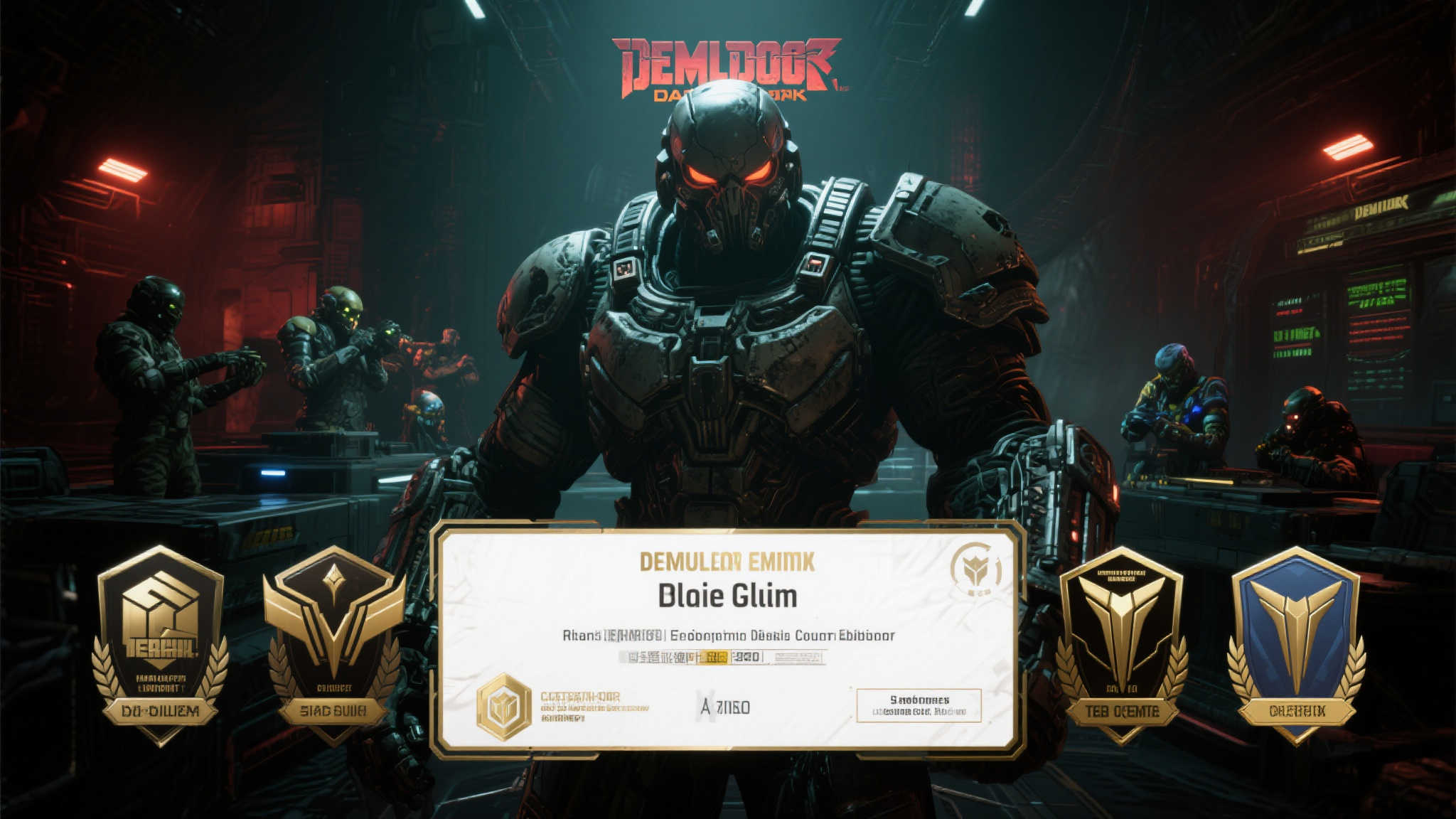 《毁灭战士：黑暗时代》PS5奖杯列表曝光，白金成就难度或较低