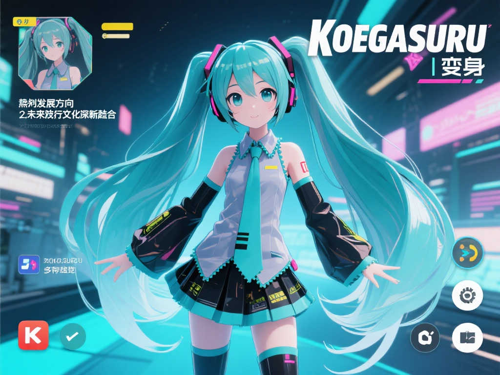 化身初音未来！免费3D解谜游戏《KOEGASURU》上线