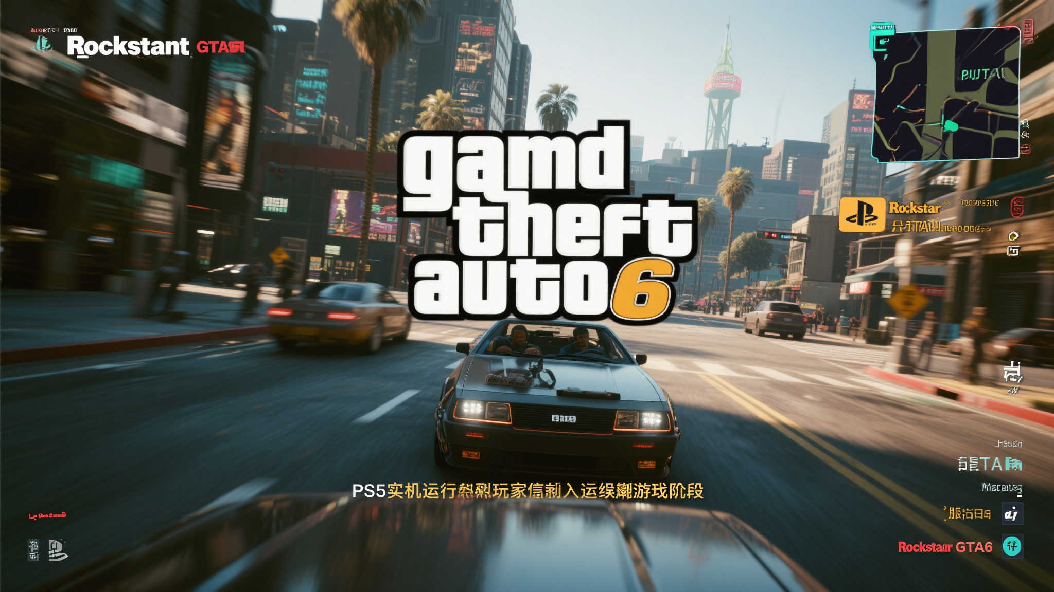 PS5上惊现《GTA6》?博主揭秘:纯属虚构 PS5上惊现《GTA6》?博主揭秘:纯属虚构